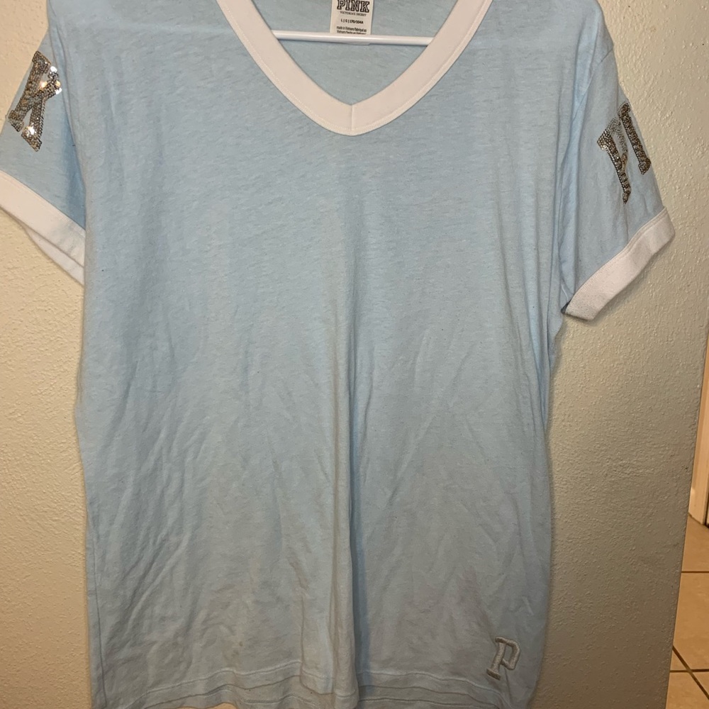 Blue PINK top